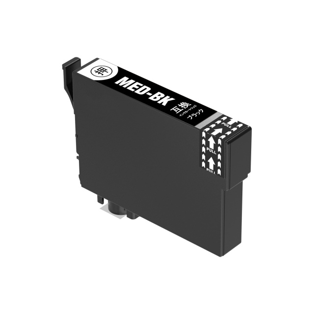 EPSON エプソン 互換インクカートリッジ MED-BK (メダマヤキ インク) 顔料ブラック